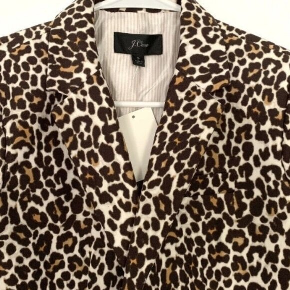 NWT J. Crew Animal Cheetah Print Blazer - XS - Picture 2 of 5